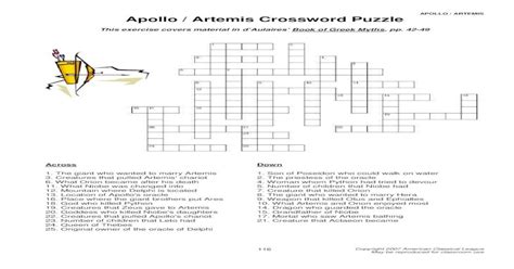 artemis alias crossword